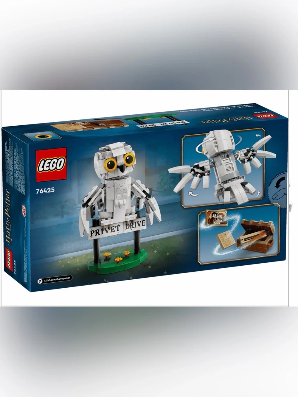 LEGO Harry Potter Hedwig at 4 Privet Drive Building Toy Set 76425 NEW!!!